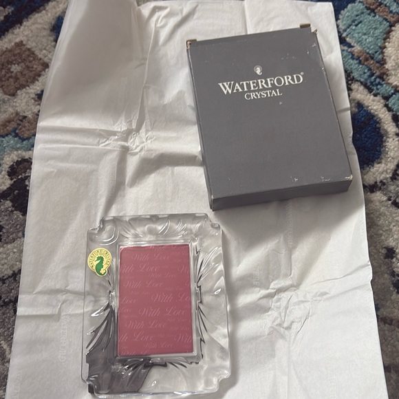 🌟Waterford Crystal “With Love Frame” - Picture 2 of 6